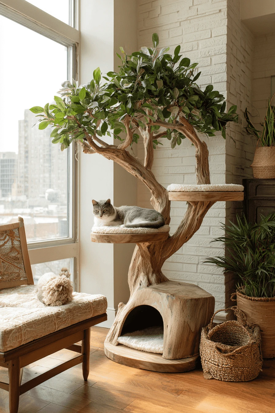 Artificial Tree-Shaped Cat Tree For Indoor Cats high quality
