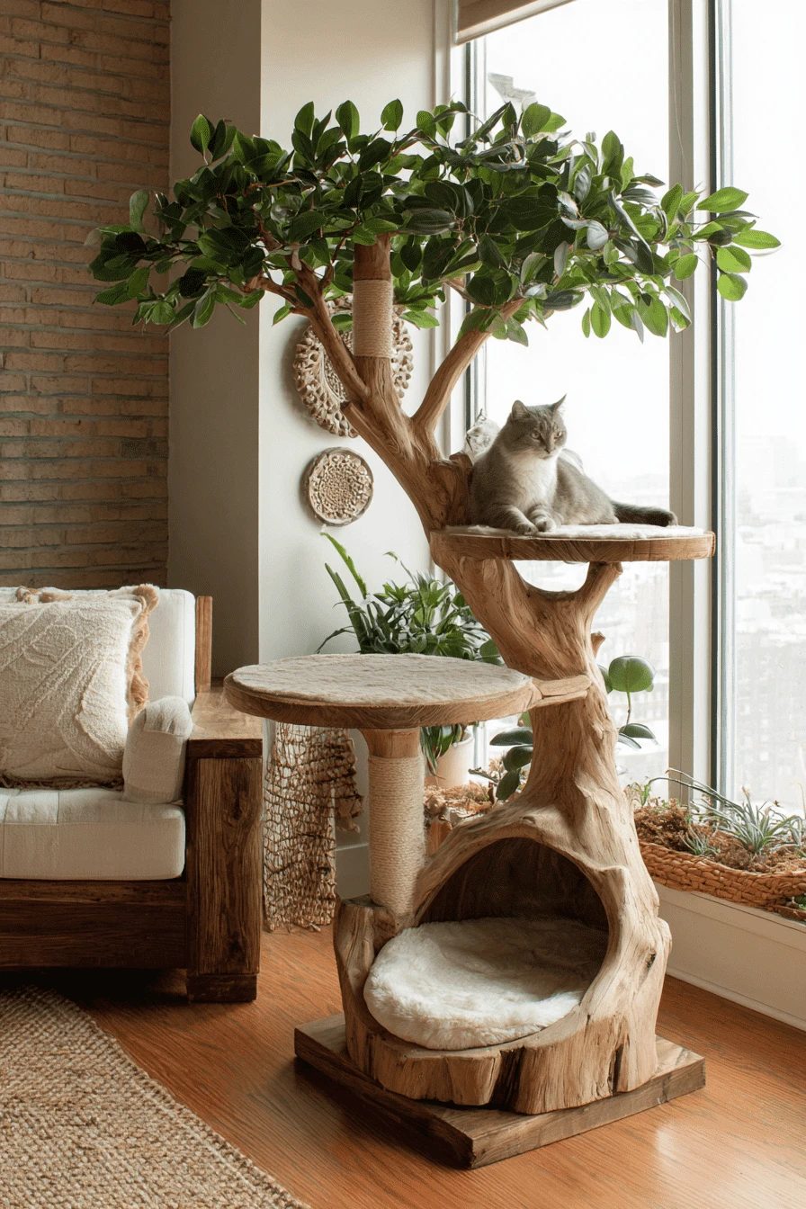 Artificial Tree-Shaped Cat Tree For Indoor Cats suppliers