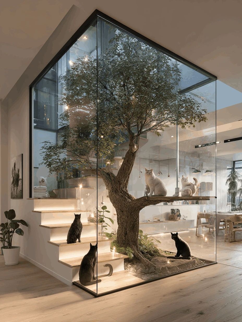 Large Artificial Tree's Cat Tree best