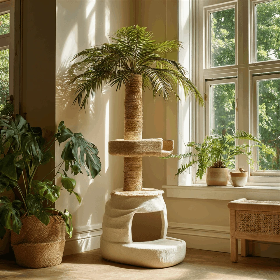 Realistic Palm Tree Cat Tree factory