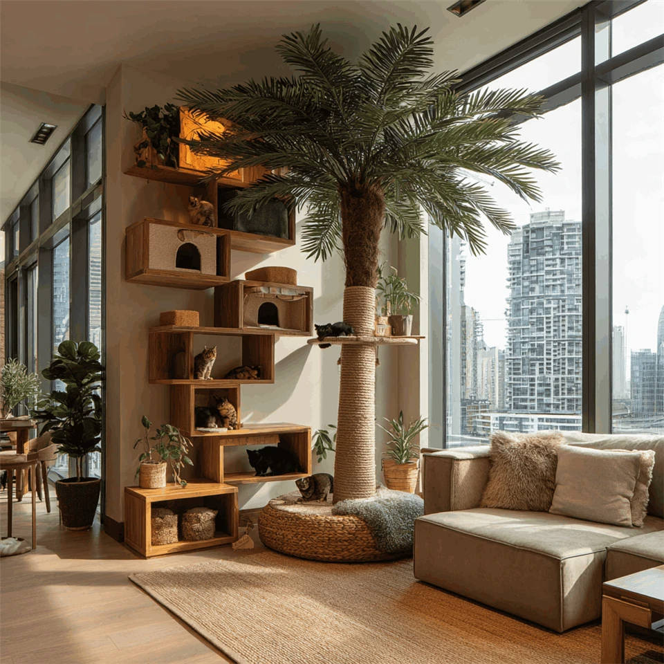 Realistic Palm Tree Cat Tree suppliers