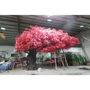 Ancient Artificial Maple Tree fyrir Door Skreyting